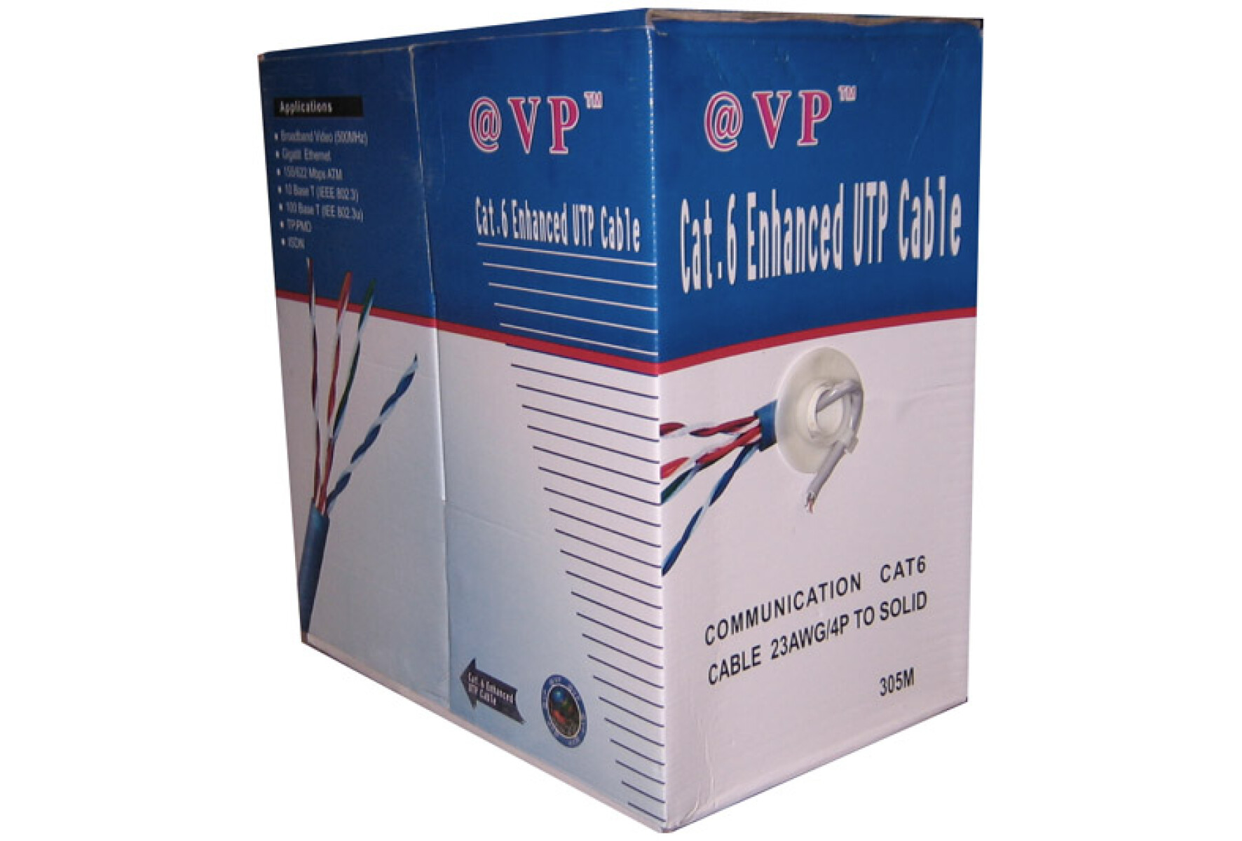 Cable Utp Nrg+ CAT5E 305 Metros - Aluminio - 001 