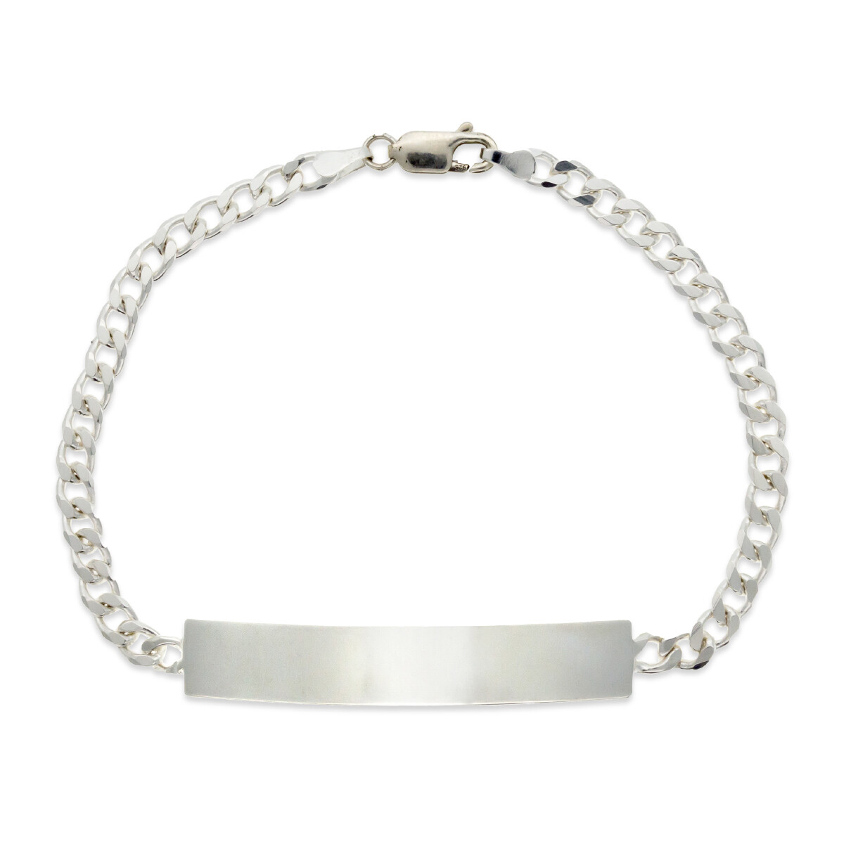 Pulsera de identidad de plata 925. 