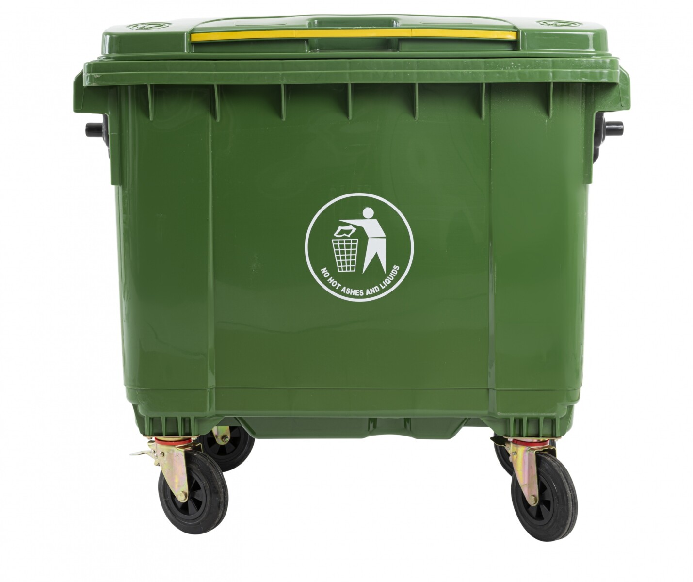 Contenedor De Residuos Verde - 660 Litros 