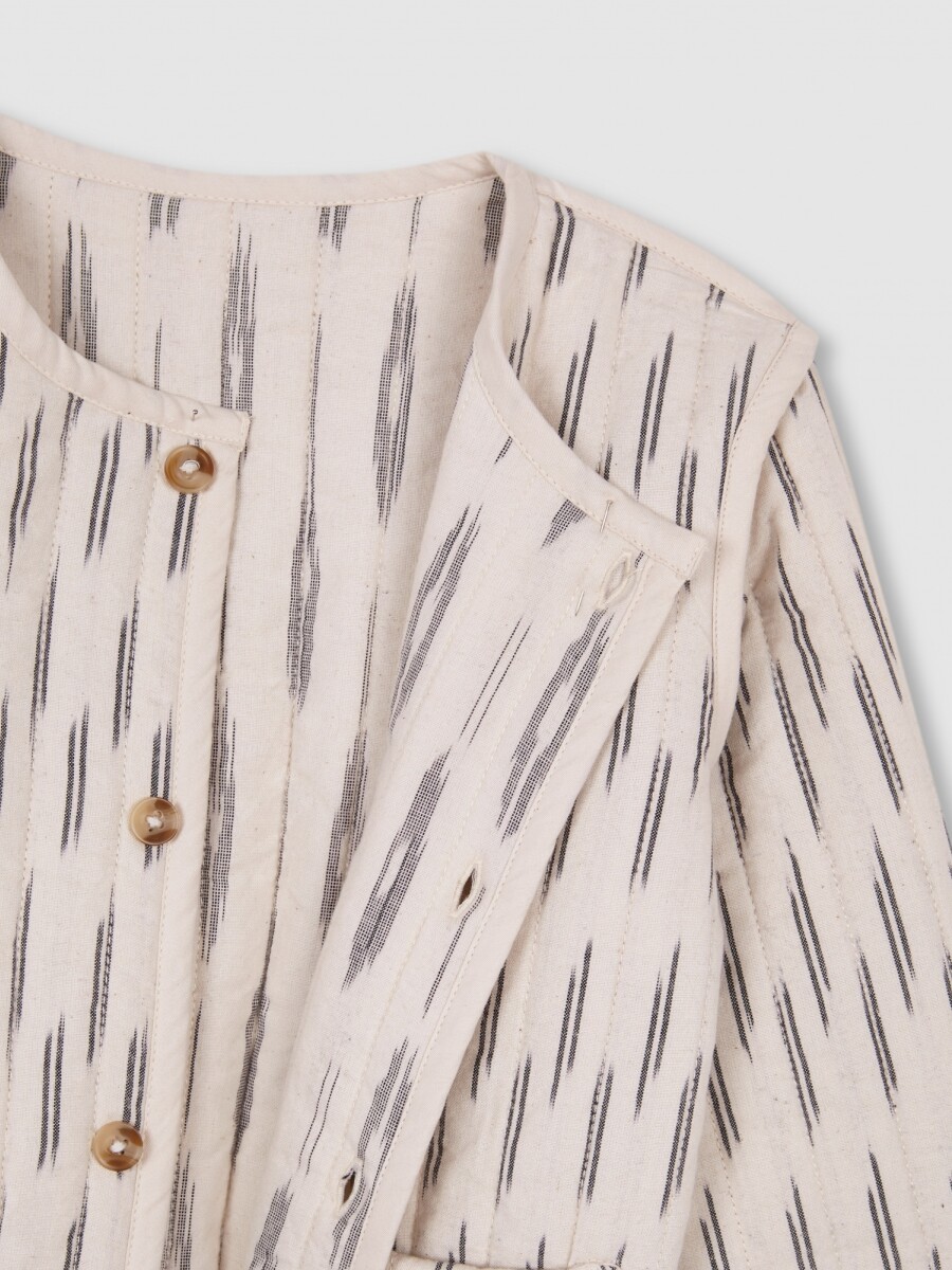 Chaqueta Acolchada Reversible Antracita