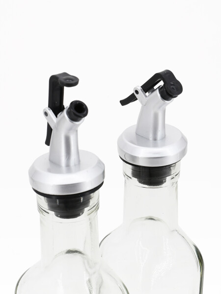 ACEITERO Y VINAGRERO SET X2 TRANSPARENTE