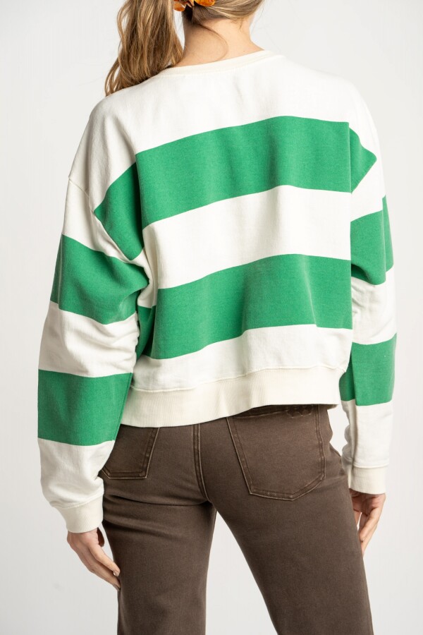 Sweater Rayado Verde