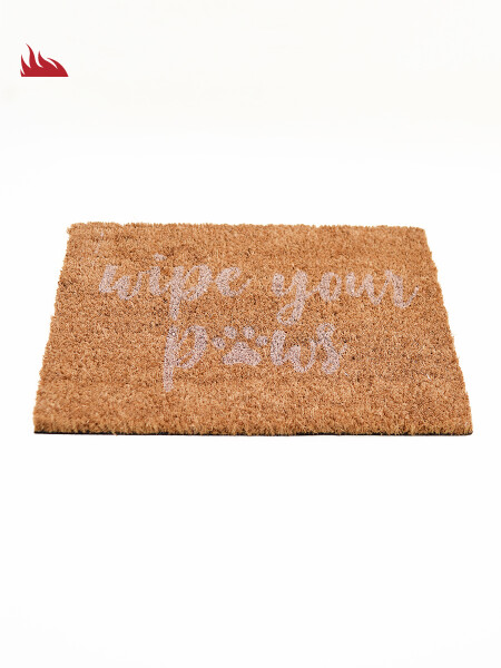 ALFOMBRA WIPE YOUR PAWS 30X45 CM MADERA