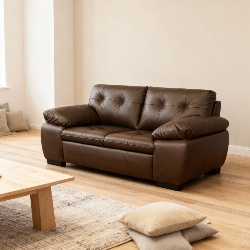 Sofá Acapulco 2 Cuerpos Marrón