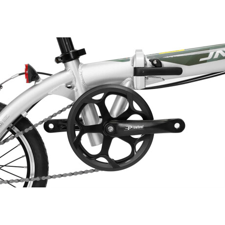 Java - Bicicleta de Ciudad - Plegable X3-1. Rodado 16", 7 Velocidades. Color: Silver. 001