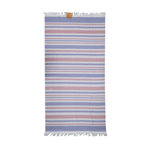 Toalla Playera Varios Diseños 90 x 180 cm 100% Algodón BCO/CELESTE
