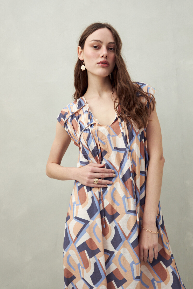 VESTIDO WILLA PRINTED Multicolor