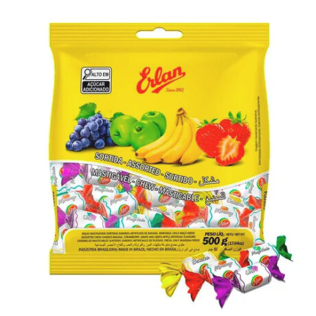 Caramelo Erlan Masticable Frutal 500 grs Caramelo Erlan Masticable Frutal 500 grs