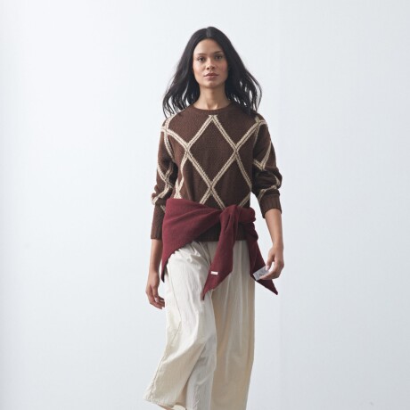 SWEATER LITAS Marrón oscuro