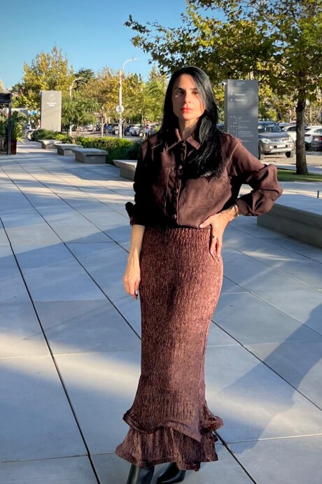 Falda Genesis Marrón