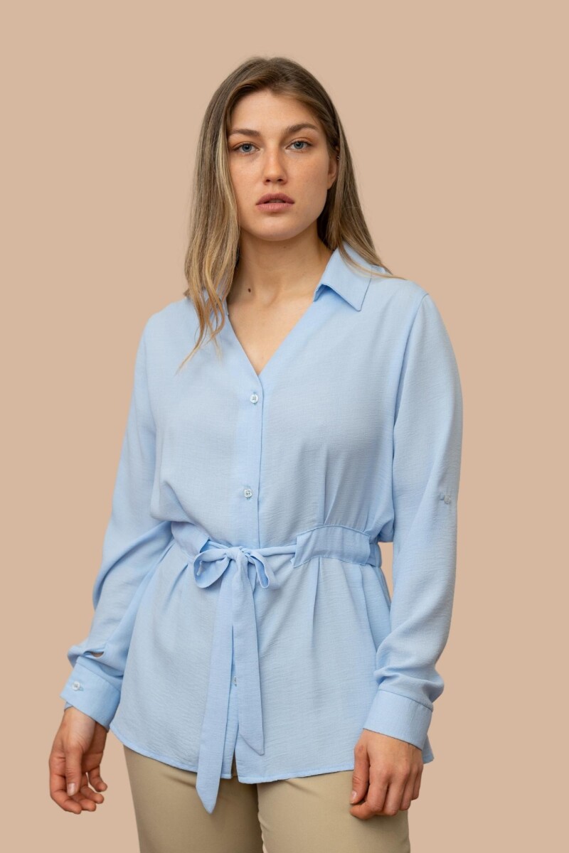 CAMISA VIRGINIA - Celeste 