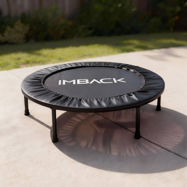 Mini Trampolin Cama Elástica Saltarín Fitness 102 Cm IMBACK Color Negro Mini Trampolin Cama Elástica Saltarín Fitness 102 Cm IMBACK Color Negro