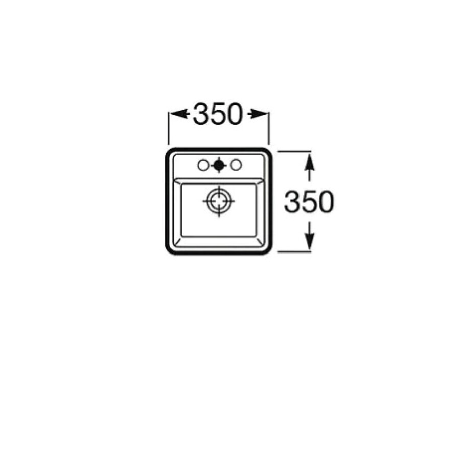 Lavatorio de Apoyo Optica CQ35 Blanco Lavatorio de Apoyo Optica CQ35 Blanco