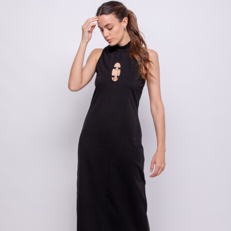 VESTIDO POLK Negro