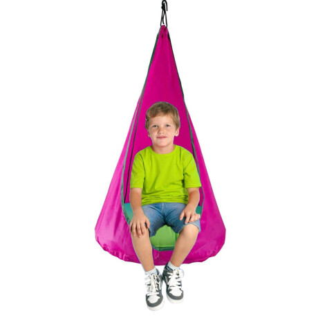 Hamaca Colgante Sillon Dormitorio O Exterior Infantil Rojo