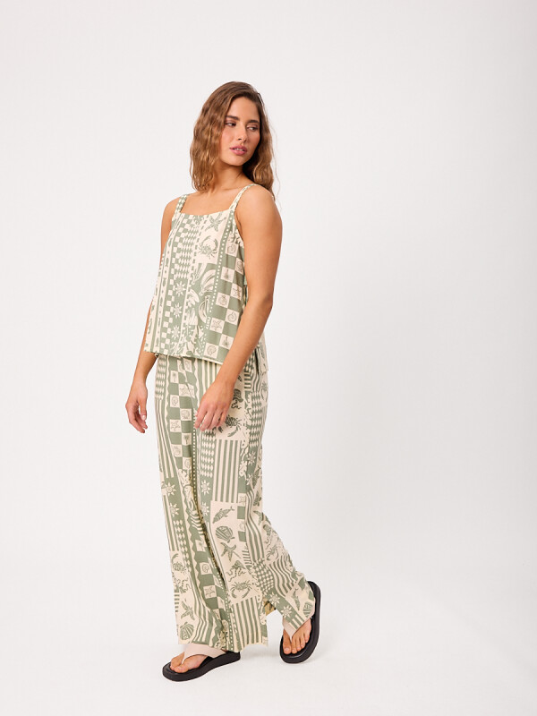 PANTALON HITRA RUSTY Verde