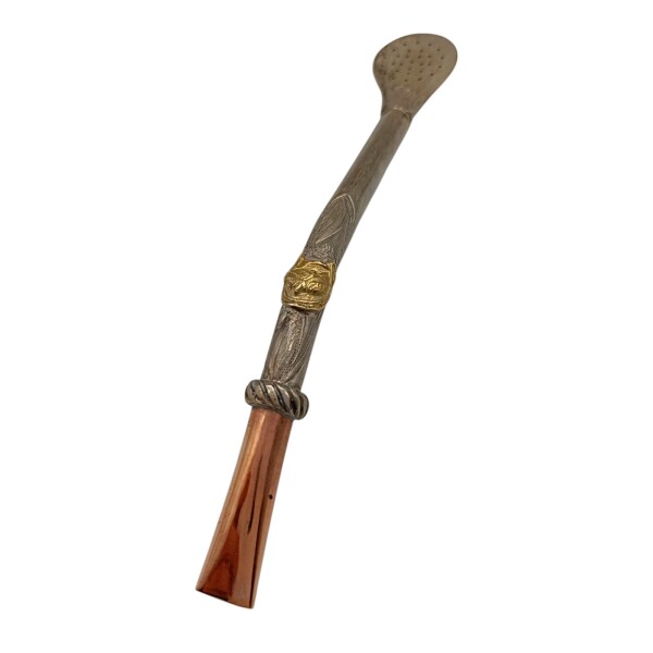 BOMBILLA MELO PLATA Y ORO 25 bmpo25po