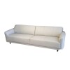 SOFA 3 CUERPOS - 100% CUERO - MODELO MARBELLA - COLOR BLANCO TIZA SOFA 3 CUERPOS - 100% CUERO - MODELO MARBELLA - COLOR BLANCO TIZA