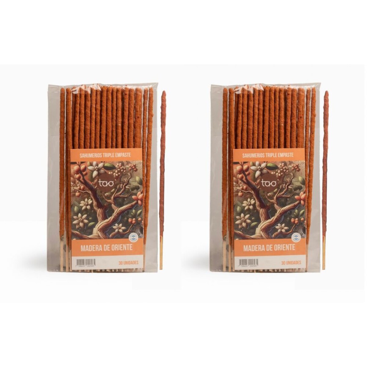 INCIENSO TAO TRIPLE EMPASTE SAGRADA MADRE - 2 PACK X30 - Madera De Oriente 