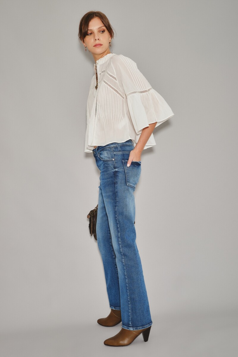 Jean Straight Blue Azul