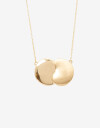 Collares Cortos Metal Collar Corto Chapón Metal - Dorado