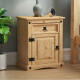 Mesa de Luz Grande Estilo Mexicano 1 Puerta 1 Cajon CERA NATURAL Mesa de Luz Grande Estilo Mexicano 1 Puerta 1 Cajon CERA NATURAL