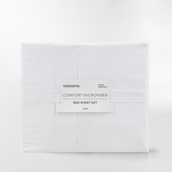 SÁBANA MICROFIBER BLANCO - 2 PLAZAS