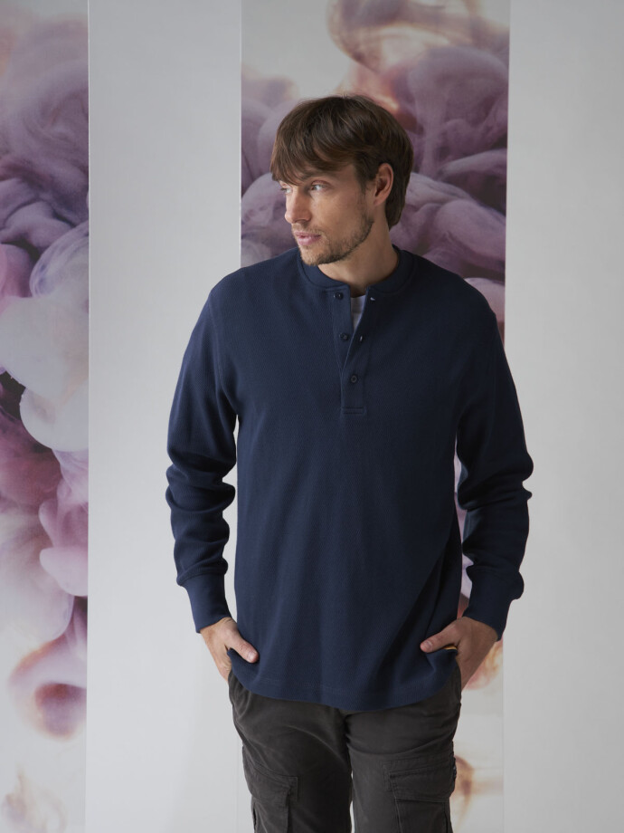 FLEECE BURDEOS MARINO