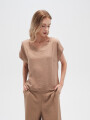 Blusa Elaisa Beige Oscuro