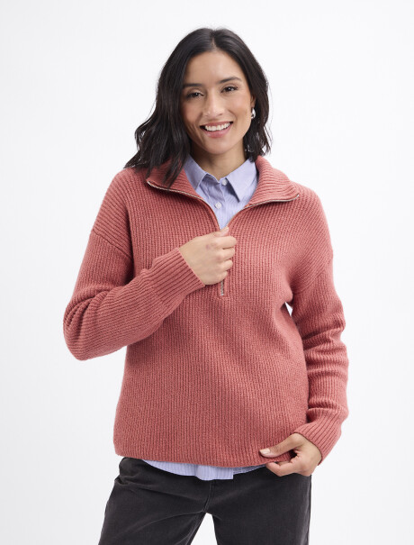 Buzo Aurora ladrillo