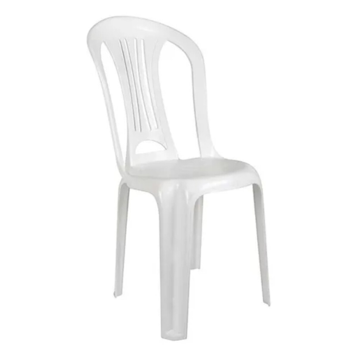 Silla Bistro Blanca PVC Mor 
