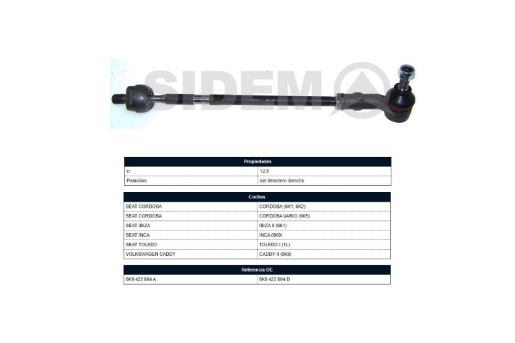 Mate Seat Cordoba/Toledo Diesel/Inca Diesel Volks Caddy Ii 93-25 Der/Izq Mate Seat Cordoba/Toledo Diesel/Inca Diesel Volks Caddy Ii 93-25 Der/Izq