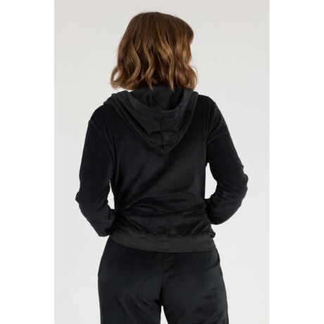 Campera velour Negro