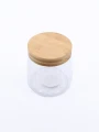 FRASCO CON TAPA DE MADERA CALGARY TRANSPARENTE