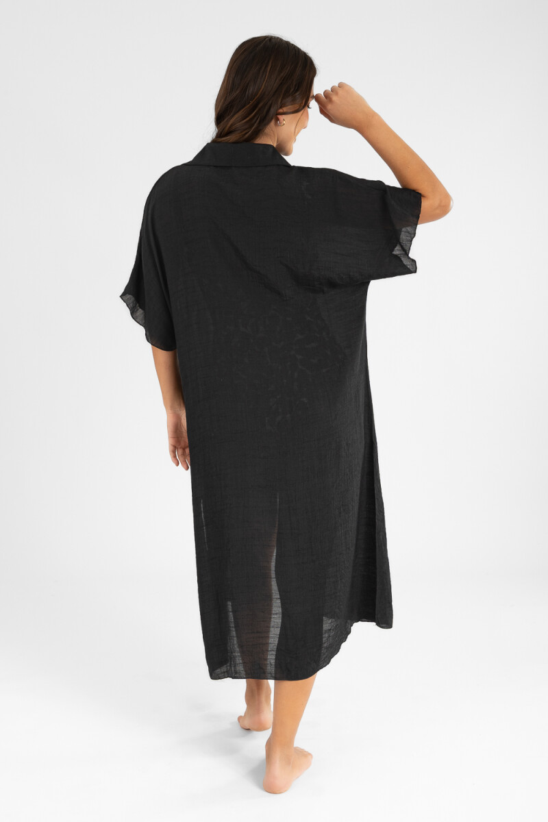 Vestido largo mona Negro