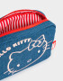 Cartucheras Cartuchera Denim "hello Kitty" - Combinacion Multicolor