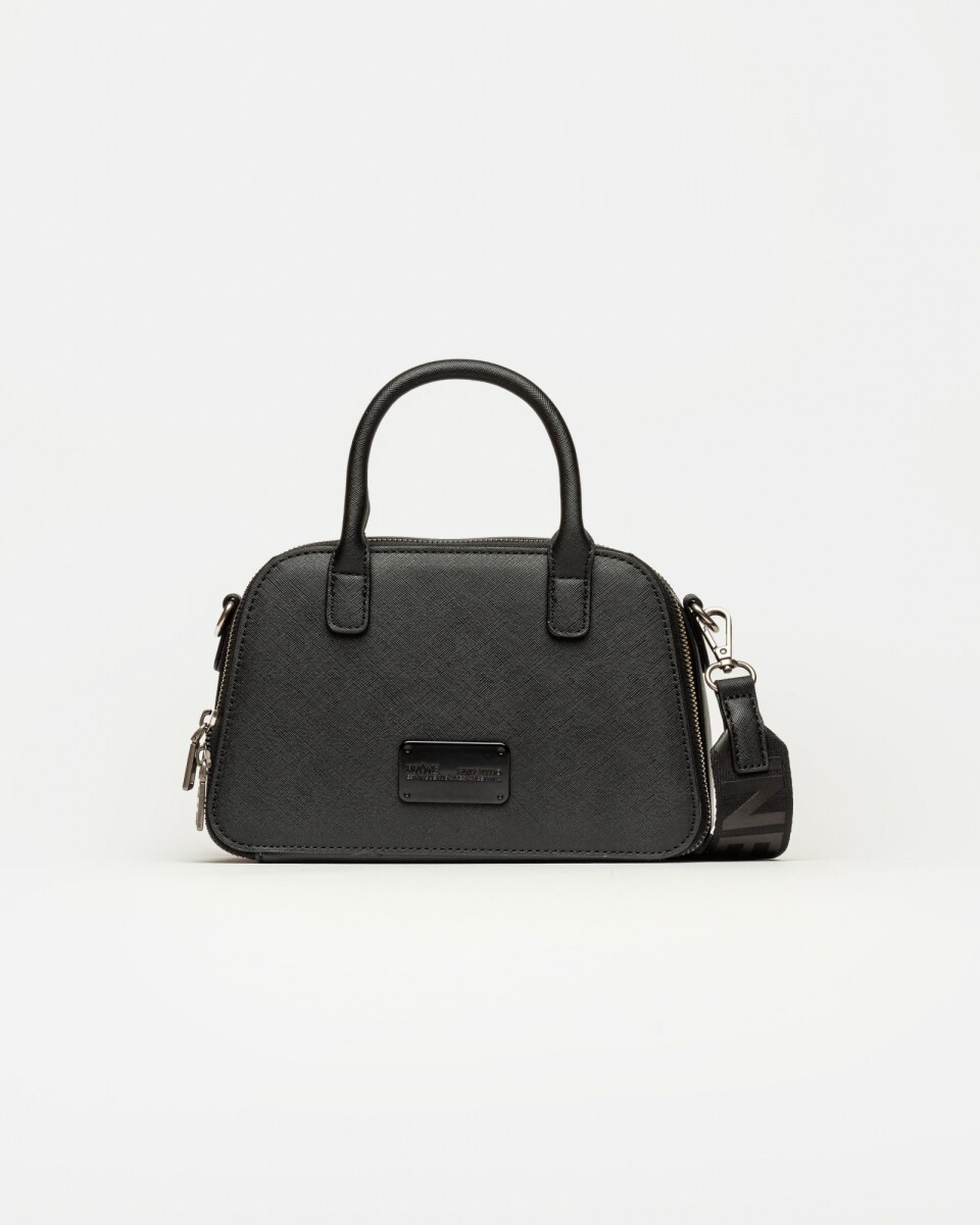 Cartera de mano New Penny en efecto cuero zaffiano - Negro 