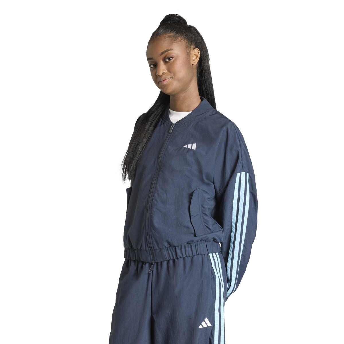 CAMPERA ADIDAS W 3S WC MUJER KD9447 - Azul-celeste 