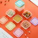 Contenedor de alimentos 180ml celeste