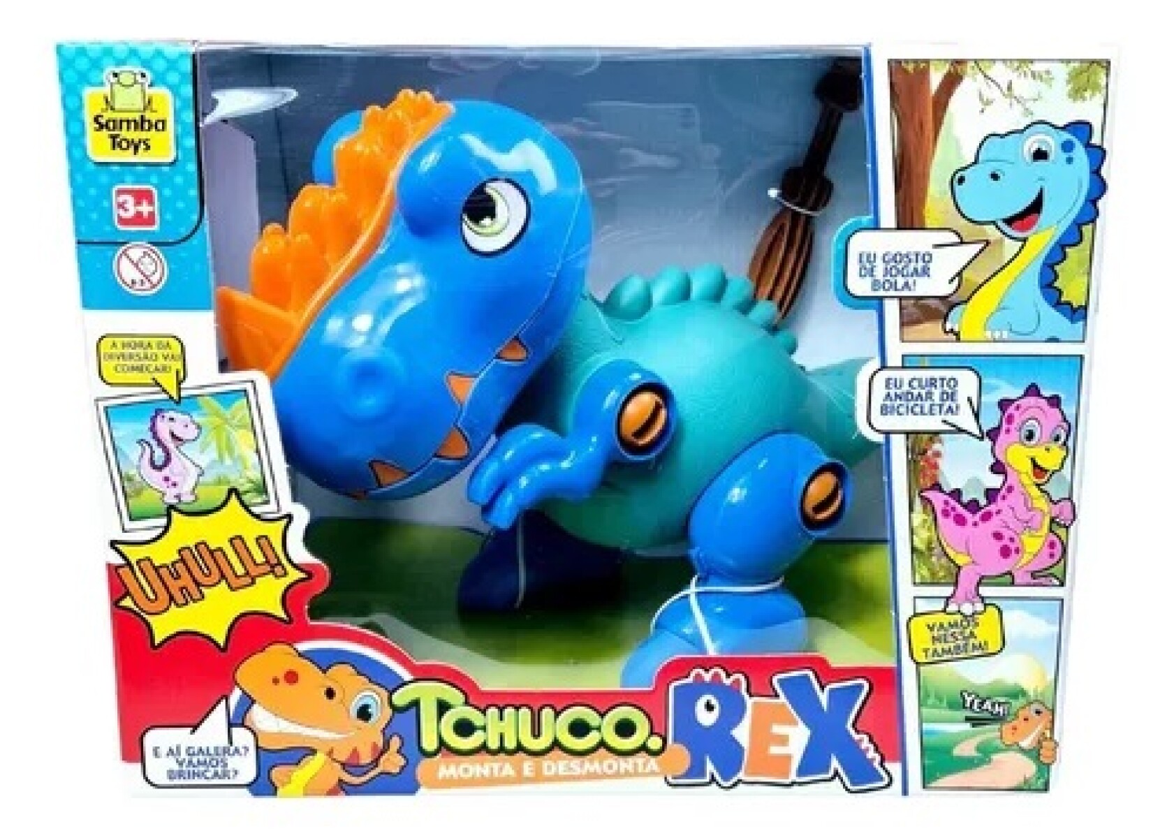 Dinosaurio Tchuco rex monta y desmonta 