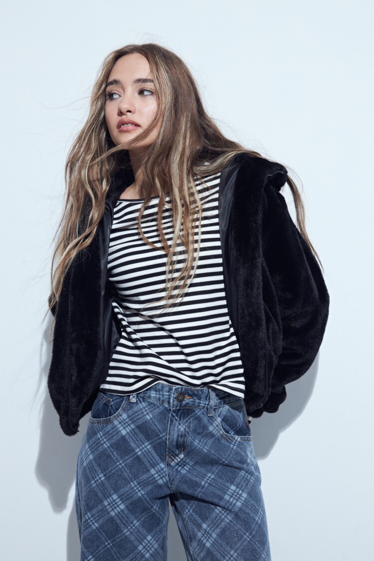 CAMPERA TIPPED Negro