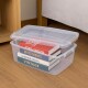 Caja organizadora baja 30lt TRANSPARENTE