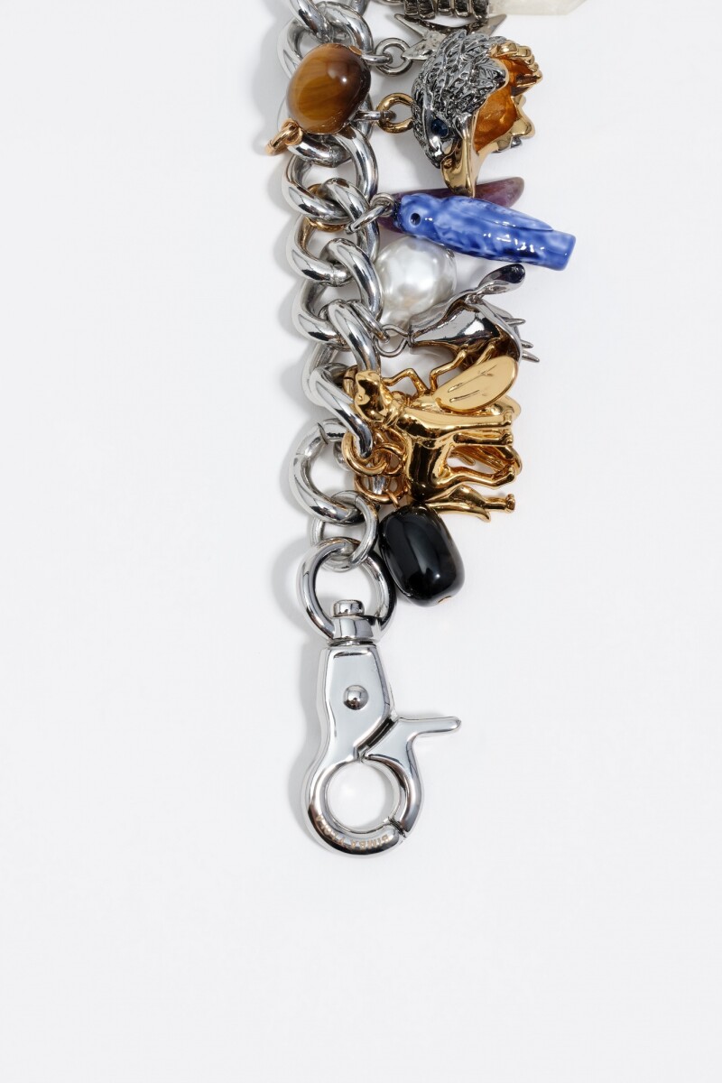 PULSERA CON PIEDRAS Plata