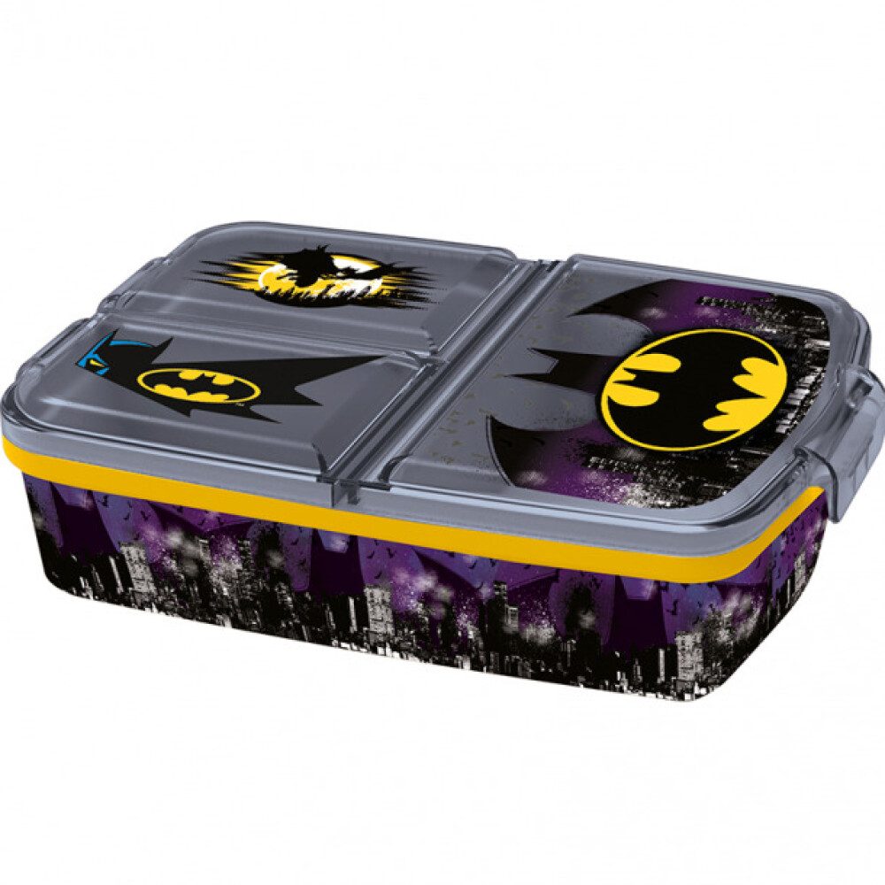 Vianda Infantil Con 3 Reparticiones Batman VIANDA INFANTIL CON 3 REPARTICIONES BATMAN
