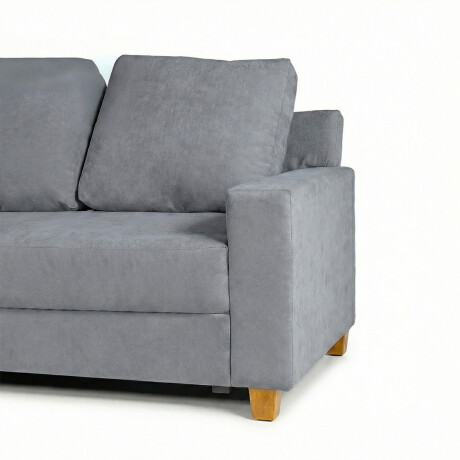 Rinconera Lucci - Tela Microfibra - Chaise izquierdo Berlin 06 (Grafito)