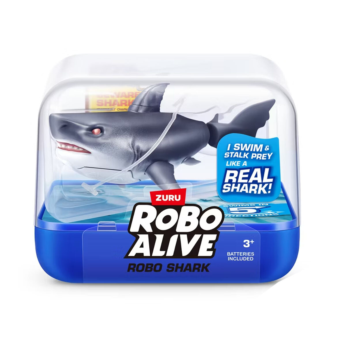 Tiburón Robótico Nadador Robo Alive - Gris 