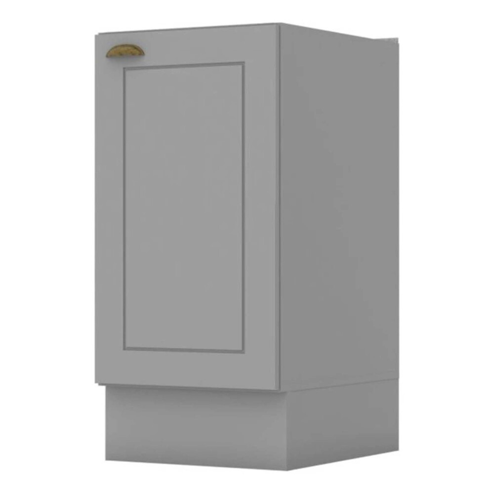 BAJO MESADA 40 CM MDF GRIS AMERICANA