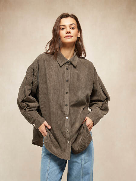 CAMISA RINESA OLIVA