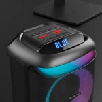 PARLANTE ACTIVO 8"- RADIO 600W PMPO-MICROFONO - blanco