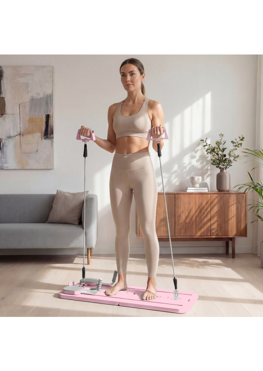 Tabla de Pilates Plegable Randers ARG-920-R Rosa 